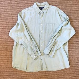 Brooks Brothers Long Sleeve Linen Button Down